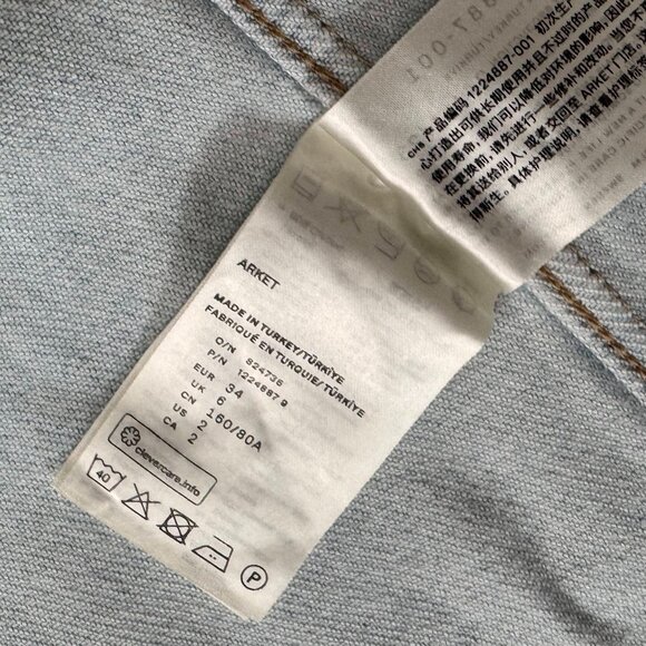 Arket Light Blue Button Down Shirt - Picture 10 of 11